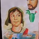 Meu projeto do curso: Caderno de retratos em aquarela. Un proyecto de Pintura, Pintura a la acuarela, Dibujo de Retrato y Sketchbook de João Paulo Bastos Ramos - 25.10.2021