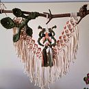 My project for course: 3D Macramé for Botanical Wall Hanging. Projekt z dziedziny Craft, Dekoracja wnętrz,  Tkactwo, Makrama, Wzornictwo tekst i liów użytkownika herlinde_deneire - 25.10.2022