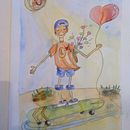 Mi proyecto del curso: Diseño de personajes expresivos con acuarela y pluma estilográfica. Un proyecto de Ilustración tradicional, Diseño de personajes, Pintura, Bocetado, Dibujo, Pintura a la acuarela, Stor, telling, Dibujo artístico, Ilustración infantil, Narrativa y Música de Monica Gonzalez - 25.10.2022