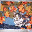 Cat in Tree - Cross stitch . % Melissa Clark tarafından hazırlanan Sanat ve El Sanatları projesi - 10.26.2022