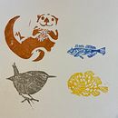 My project for course: Carved Stamps for Illustrated Compositions. Ilustração tradicional, Artesanato, Artes plásticas, e Estampagem projeto de Liz Fox - 28.10.2022