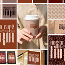 Identidade Visual - Nosso Café Faria. Projekt z dziedziny Design, Trad, c, jna ilustracja, Br, ing i ident i fikacja wizualna użytkownika Gabriela Pereira - 31.07.2022