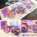 My project for course: Modern Urban Sketching Techniques with Mixed Media. Un progetto di Illustrazione tradizionale, Pittura, Illustrazione architettonica e Illustrazione con inchiostro di chryssy - 27.10.2022