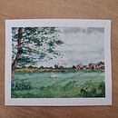 My project for course: Watercolor Landscapes: Experimental Tools and Techniques. Un projet de Beaux Arts, Peinture , et Aquarelle de Maarja Sinijärv - 29.10.2022