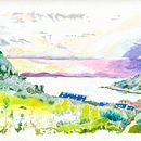 Mi proyecto del curso: Sketchbook de paisajes: la espontaneidad del color. Sketching, Creativit, Pencil Drawing, Drawing, and Sketchbook project by iguazelcz - 10.29.2022