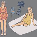 My project for course: Drawing Appealing Characters with Personality Ein Projekt aus dem Bereich Design von Figuren, Skizzenentwurf, Zeichnung, Stor, telling, Stor, board, Artistische Zeichnung und Erzählung von Anna Davy - 30.10.2022