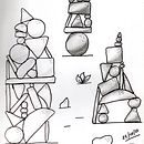Mi proyecto del curso: Dibujo para principiantes nivel -1. Un projet de Dessin au cra, on, Dessin, Carnet de croquis , et Créativité avec les enfants de Adriana Riera Román - 31.12.2022
