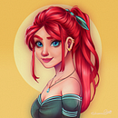 Mi proyecto del curso: Retrato de personajes femeninos con Procreate. Ilustração tradicional, Ilustração digital, e Desenho digital projeto de silvana - 31.10.2022