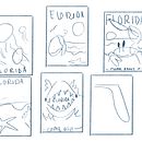 Florida Anti-Travel Poster. Traditional illustration, and Digital Illustration project by Eighty Pandeaux - 11.01.2022