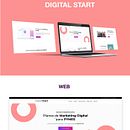Diseño web onepage "Digital Start" . % Kandy Mendez tarafından hazırlanan Ürün Tasarımı projesi - 11.02.2022