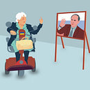 Mijn project van de cursus: Conceptuele illustratie: grootse ideëen in één afbeelding. Un progetto di Illustrazione tradizionale, Disegno, Illustrazione digitale, Disegno digitale e Illustrazione editoriale di hans_stavleu - 02.11.2022