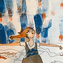 Illustraties en kinderverhaaltjes, poëzie. Traditional illustration, Education, Fine Arts, Collage, Lettering, Stor, board, Sewing, Bookbinding, and Children's Illustration project by Clasien de l'Ecluse - 11.02.2022