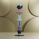 FD-Sottsass-Lamp-01. Een project van 3D, 3D-animatie,  3D-modellering y  3D-ontwerp van Federico Donati - 03.11.2022