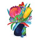 My project for course: Floral Illustration with Gouache Paint. Un projet de Illustration numérique, Illustration botanique , et Peinture gouache de Sofi Fortunato - 09.10.2020