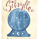 Sibylle "La devineresse" . Een project van  Belettering,  H, lettering y  Illustratie met inkt van guillermina_scaraffia - 03.11.2022