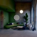 Mi proyecto del curso: Fotorrealismo de espacios interiores con Lumion desde cero Ein Projekt aus dem Bereich Architektur, 3-D-Modellierung, Digitale Architektur, 3-D-Design und ArchVIZ von Cristian Vargas - 09.11.2022