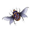 Meu projeto do curso: Design de tatuagem com efeitos dourados no Procreate. Un progetto di Illustrazione tradizionale, Illustrazione digitale e Design di tatuaggi di Daniela Demori - 20.10.2022