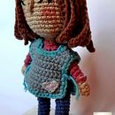 Seño Graciela. Regalo del día del maestro.. Mi propio patrón. Ein Projekt aus dem Bereich H, werk, Spielzeugdesign, Weben, Crochet, Amigurumi und Textildesign von Celeste Krapacher - 04.11.2022