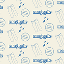 Magnetic - logo variations, illustrations & pattern for an upcycled and ethical denim brand. 🌻🌻  . Un proyecto de Br, ing e Identidad, Diseño gráfico e Ilustración tradicional de Emma Capelli - 29.08.2022