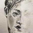 Mein Abschlussprojekt für den Kurs: Künstlerische Tuschemalerei mit chinesischer Tinte. Un progetto di Illustrazione tradizionale, Belle arti, Pittura, Disegno a matita, Disegno di ritratti, Disegno artistico e Illustrazione con inchiostro di rita_simon_reinecke - 04.11.2022