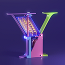 My project for course: 3D Lettering: Modelling and Texturising with Cinema 4D. Motion Graphics, 3D, Photograph, Post-production, 3D Modeling, and 3D Lettering project by Gökçen Öztürk - 11.04.2022