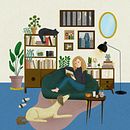 My project for course: Colorful Digital Illustration in Procreate. Un projet de Illustration traditionnelle, Dessin, Illustration numérique , et Dessin numérique de Veroni Trokšiarová - 05.11.2022