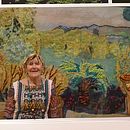 My mum in a painting. Un proyecto de Bordado, Fotografía y Papercraft de Sandra Peers - 06.11.2022