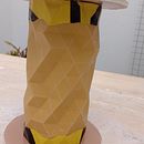 Mi proyecto del curso: Moldes geométricos hechos a mano: diseña objetos facetados. Design, Accessor, Design, Arts, Crafts, Fine Arts, Decoration, Interior Decoration, Interior Design, and DIY project by jfederico18_fhg - 10.28.2022