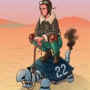 Tortoise Racer: From Concept to Creation. Traditional illustration, Character Design, Drawing, Digital Illustration & Ink Illustration project by Seymour Yang - 11.08.2022