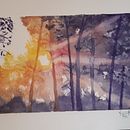 Il mio progetto del corso: Paesaggi incantevoli ad acquerello: dipingi con la luce. Projekt z dziedziny  Malarstwo i Malowanie akwarelą użytkownika Anna Spizzirri - 12.11.2022