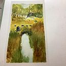 My project for course: Natural Landscapes in Watercolor. Pintura em aquarela, Artes plásticas, e Pintura projeto de Chantal Dufour - 08.11.2022