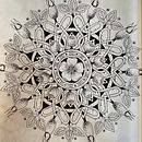 Mein Abschlussprojekt für den Kurs: Mandalas selber machen: Gestalte geometrische Muster Ein Projekt aus dem Bereich Zeichnung und Illustration mit Tinte von Andrea Gunkler - 08.11.2022