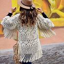 KIMONO MACRAMÉ. Arts, and Crafts project by Sara Moreno - 11.08.2022