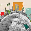 My project for course: Digital Collage for Editorials. Un projet de Design graphique, Collage, Illustration numérique et Illustration éditoriale de Essam Elsaadany - 01.05.2022