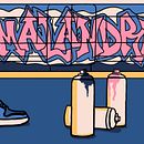 Videoclip animado del tema: Malandreo por Asek36 FT Leadela36 Ein Projekt aus dem Bereich Motion Graphics, Animation, Kino, Video und TV, Musik, 2-D-Animation und Urban Art von Diego Roldán Villa - 14.03.2021