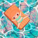 Claudia y su piscina. Un proyecto de Ilustración tradicional de Anna Méndez - 11.11.2022