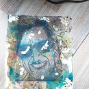 My project for course: Experimental Portraiture with Ink, Tea and Alcohol. Artes plásticas, Pintura, Desenho e Ilustração com tinta projeto de Caz Hart - 11.11.2022