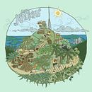 Mt Kaukau . Ilustrasi tradisional proyek oleh Camilla Lau - 11.13.2022