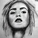 Mi proyecto del curso: Retrato artístico al carboncillo: creando atmósferas. Un projet de Illustration traditionnelle, Beaux Arts, Dessin, Dessin de portrait, Dessin réaliste , et Dessin artistique de Ana - 13.11.2022