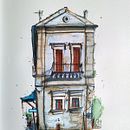 Il mio progetto del corso: Disegno architettonico espressivo con pennarelli colorati. Een project van  Schetsen,  Tekening,  Architecturale illustratie, Sketchbook y  Illustratie met inkt van Simona Di Rosa - 14.11.2022