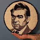My project for course: Punch Needle Embroidery: From Pictures to Portraits. Un progetto di Ricamo, Punch needle e Textile Design di Nargiza Nurdinova - 12.11.2022