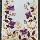 My project for course: Artistic Floral Watercolor: Connect with Nature . Ilustrasi tradisional, Lukisan, Lukisan Cat Air & Ilustrasi Botani proyek oleh mwclay4 - 11.13.2022