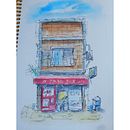 Mi proyecto del curso: Dibujo arquitectónico  Ein Projekt aus dem Bereich Skizzenentwurf, Zeichnung, Architektonische Illustration, Sketchbook und Illustration mit Tinte von Guillermo Paternina Berrocal - 13.11.2022