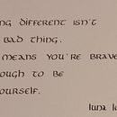 Il mio progetto del corso: Scrittura onciale per principianti . Caligrafie de mariluis - 11.10.2022