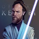 Ewan McGregor  Obi-Wan Kenobi  Caricatura digital . Un projet de Illustration traditionnelle, Design , Dessin numérique , et Conception de personnages de Claudio Zagari - 01.06.2022