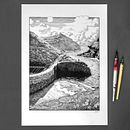 'Keeper of the Harbour' Pen and Ink Drawing . Un proyecto de Ilustración tradicional de Philip Harris - 10.11.2022