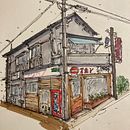 My project for course: Expressive Architectural Sketching with Colored Markers. Esboçado, Desenho, Ilustração arquitetônica, Sketchbook e Ilustração com tinta projeto de juanruizmail - 19.11.2022