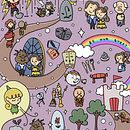 My project for course: Kawaii-Style Story Illustration. Un proyecto de Ilustración tradicional, Diseño de personajes, Ilustración digital y Manga de Rose Gwon - 19.11.2022