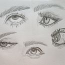 My project for course: Portrait Sketchbooking: Explore the Human Face. Un projet de Esquisse , Dessin, Dessin de portrait, Dessin artistique , et Carnet de croquis de june614 - 15.11.2022