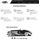 página web para taller mecánico de coches  . Design, Publicitate, Branding și identitate și Design web de Alba Galindo - 12.15.2020
